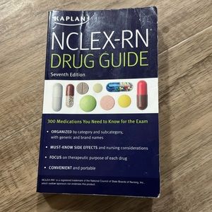 $10 Kaplan Nclex-RN Drug Guide 7th Edition, in good condition PLS READ descriptn